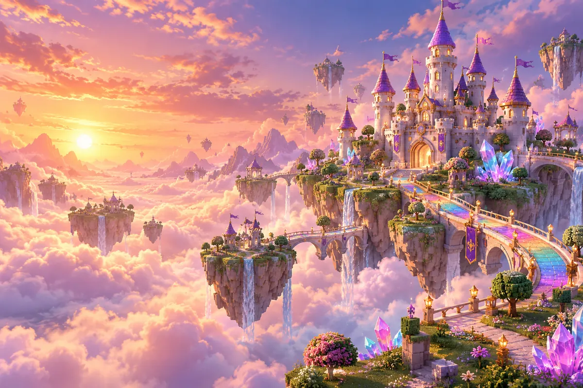 Magical floating islands